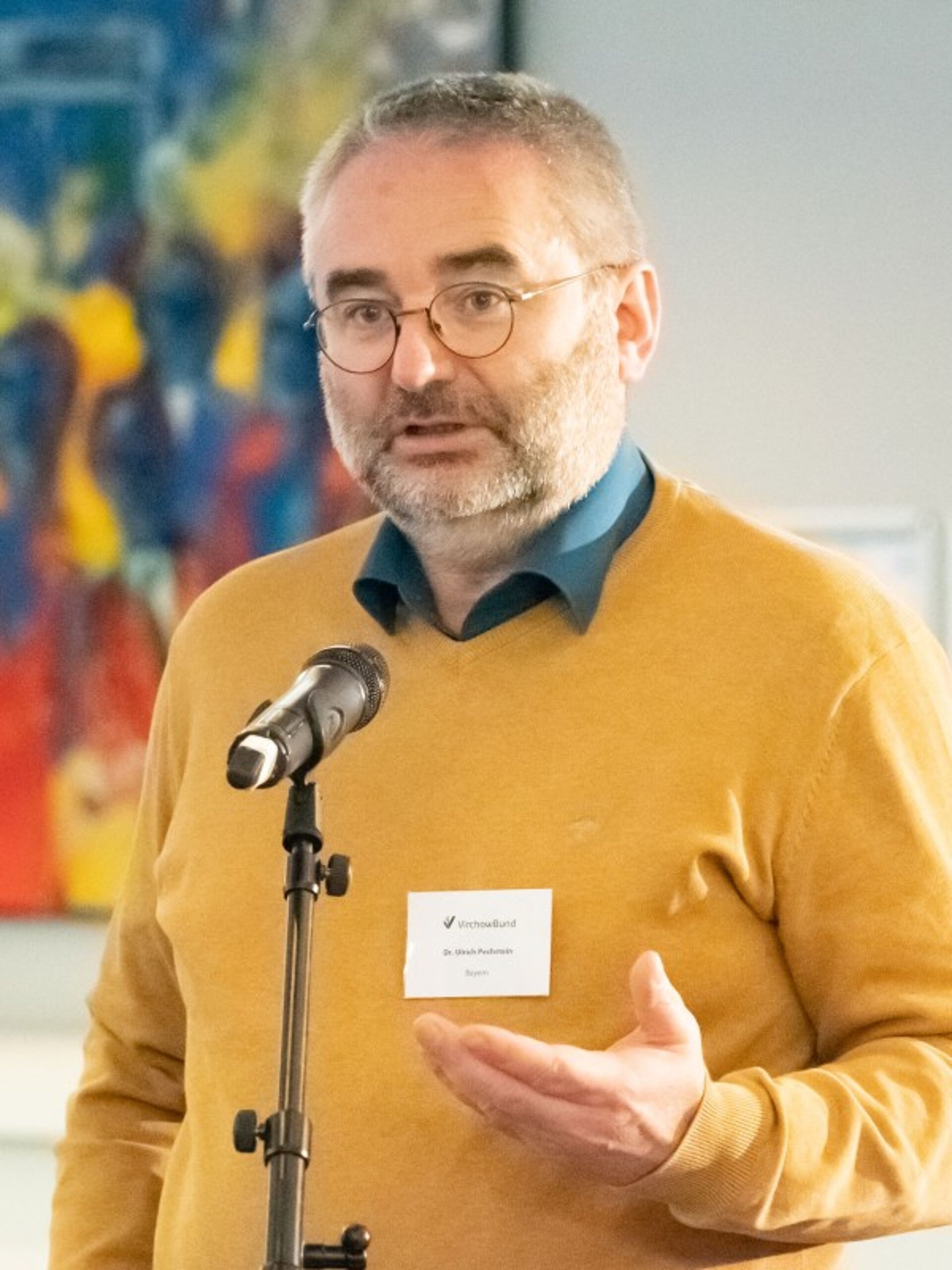 Dr. Ulrich Pechstein, Vorsitzender Landesgruppe Bayern (© Virchowbund / Lopata)
